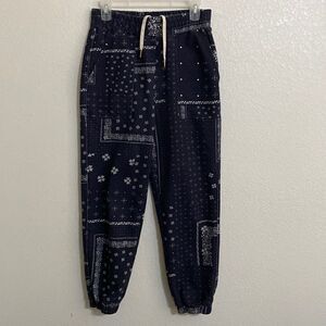 AG Women’s Bandana Print Sweatpants Size S
